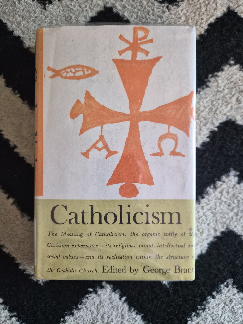Catholicism Hardcover Book - Orange & Cream Cover